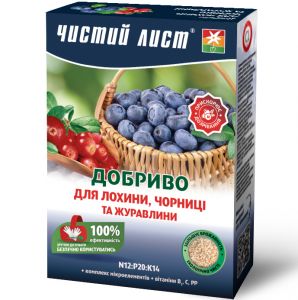 Удобрение для голубики, черники и клюквы Чистый Лист