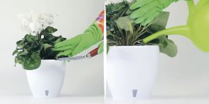 Вазон Deco Twin с дренажной системой 4 л